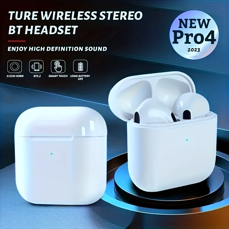 Air Pro 4 Auriculares Bluetooth Auriculares inalámbricos/manos libres con micrófono