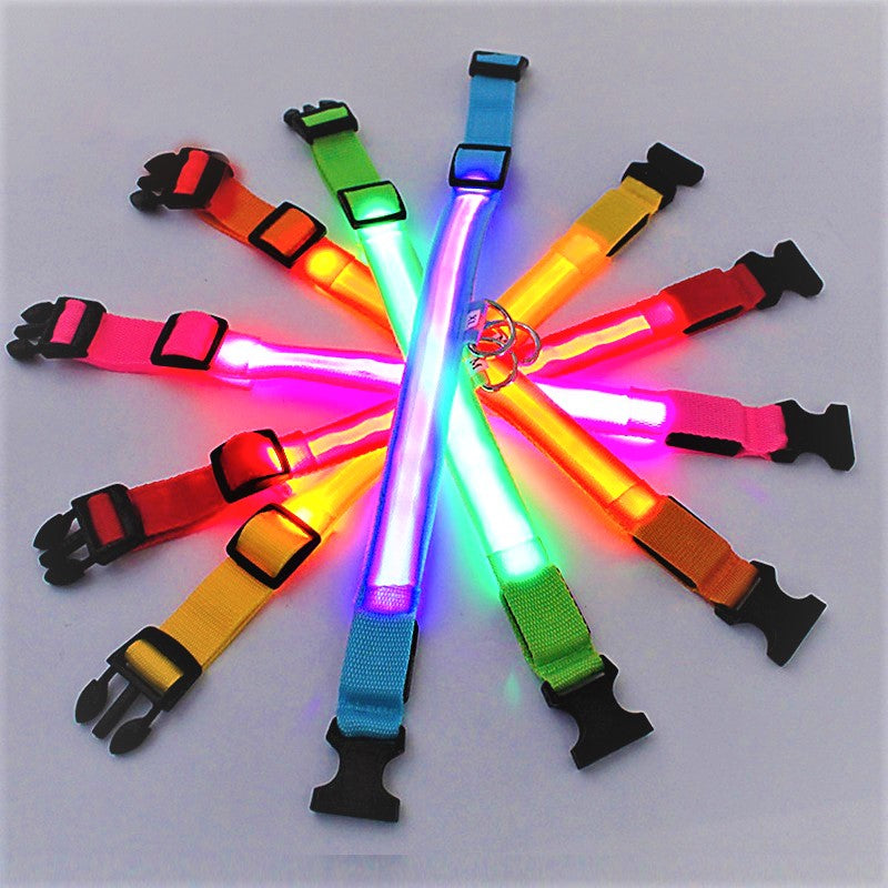 Led Night Luminous Collar for Dogs