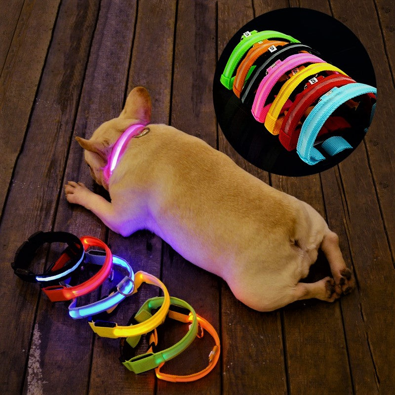 Led Night Luminous Collar for Dogs